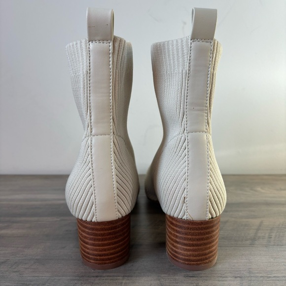 Joie x Revolve Neely Sock Boot Stacked Heel Luxury Ankle Boot - Picture 8 of 10